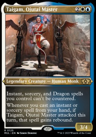(125) Magic The Gathering Multiverse Legends Single: Taigam, Ojutai Master (V.2) Holo Rare