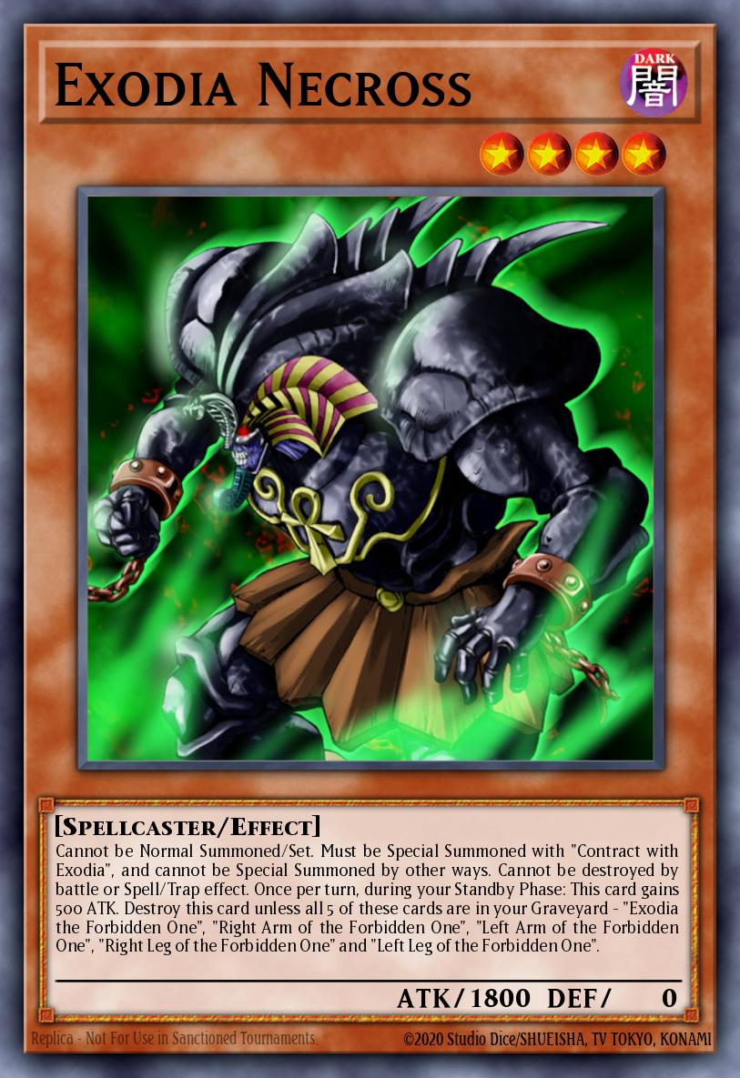 (EN020) YuGiOh TCG DCR: Dark Crisis Single: Exodia Necross (V.2 - Ultra Rare) Ultra Rare