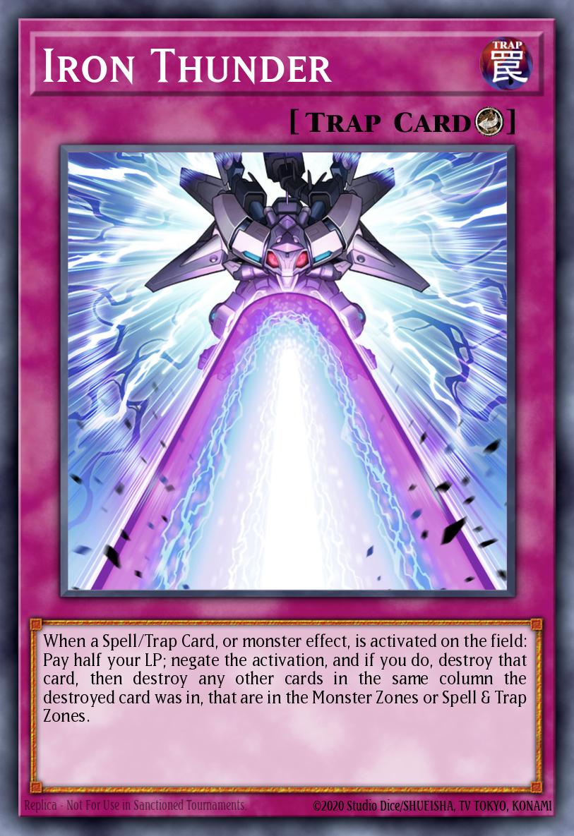 (080) YuGiOh TCG PHNI: Phantom Nightmare Single: Iron Thunder (V.1 - Secret Rare)  Secret Rare