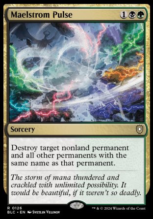 (126) Magic The Gathering Commander: Bloomburrow Single: Maelstrom Pulse Rare