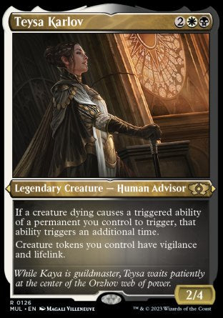 (126) Magic The Gathering Multiverse Legends Single: Teysa Karlov (V.2) Holo Rare
