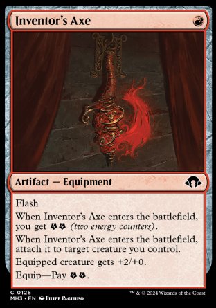 (126) Magic The Gathering Modern Horizons 3 Single: Inventor's Axe Common