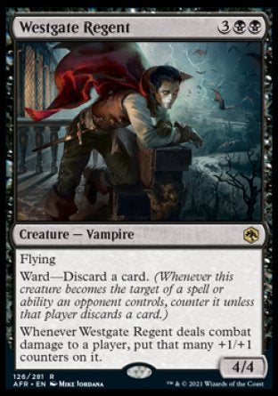 (126) Magic The Gathering Adventures in the Forgotten Realms Single: Westgate Regent Holo Rare