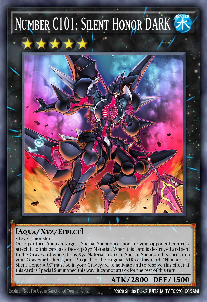 (218) YuGiOh TCG MP14: 2014 Mega-Tins Mega-Pack Single: Number C101: Silent Honor DARK Ultra Rare