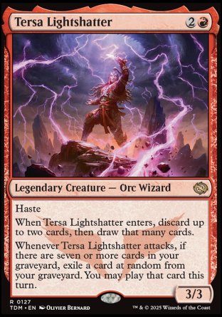 (127) Magic The Gathering Tarkir: Dragonstorm Single: Tersa Lightshatter Holo Rare