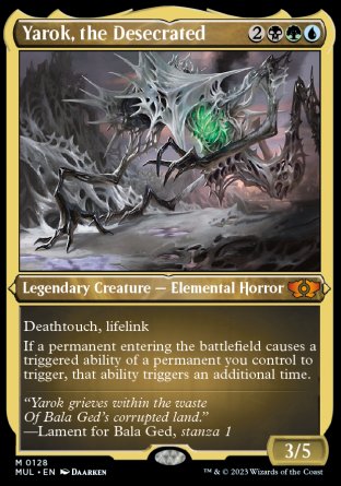 (128) Magic The Gathering Multiverse Legends Single: Yarok, the Desecrated (V.2) Mythic