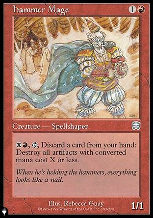 (193) Magic The Gathering The List Single: Hammer Mage Uncommon