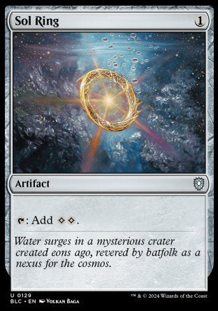 (129) Magic The Gathering Commander: Bloomburrow Single: Sol Ring Uncommon