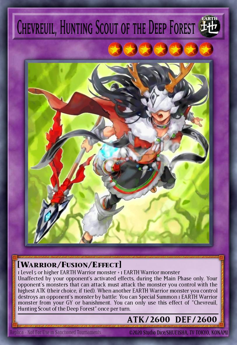 (085) YuGiOh TCG DOOD: Doom of Dimensions Single: Chevreuil, Hunting Scout of the Deep Forest Common