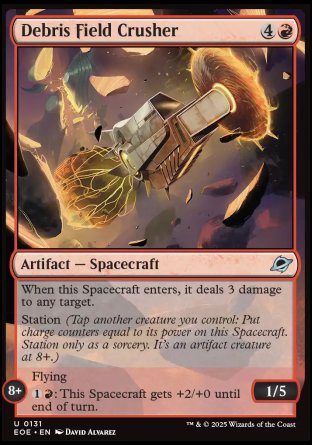 (131) Magic The Gathering Edge of Eternities Single: Debris Field Crusher Uncommon