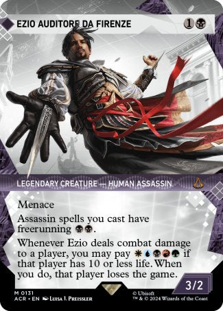 (131) Magic The Gathering Universes Beyond: Assassin's Creed: Extras Single: Ezio Auditore da Firenze (V.2) Mythic