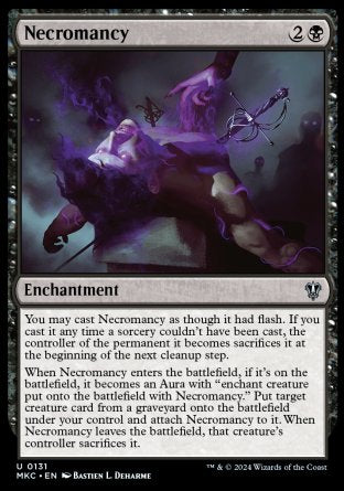 (131) Magic The Gathering Commander: Murders at Karlov Manor Single: Necromancy Uncommon