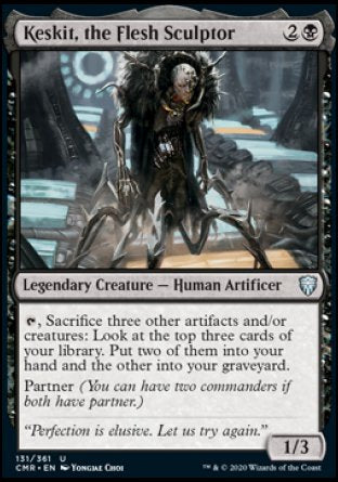 (131/361) Magic The Gathering Commander Legends Single: Keskit, the Flesh Sculptor Uncommon