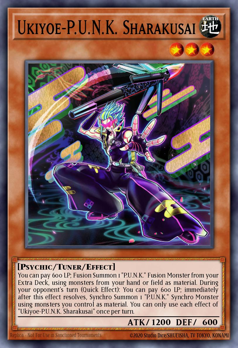 (070) YuGiOh TCG BLMM: Battles of Legend: Monster Mayhem Single: Ukiyoe-P.U.N.K. Sharakusai Ultra Rare