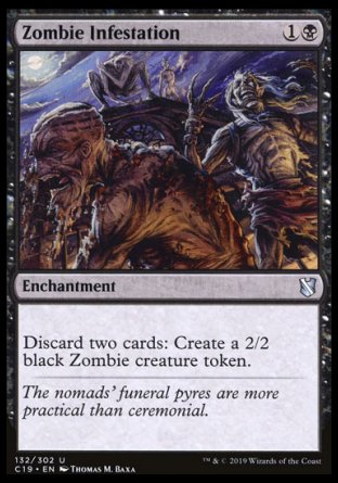 (132) Magic The Gathering Commander 2019 Single: Zombie Infestation Uncommon
