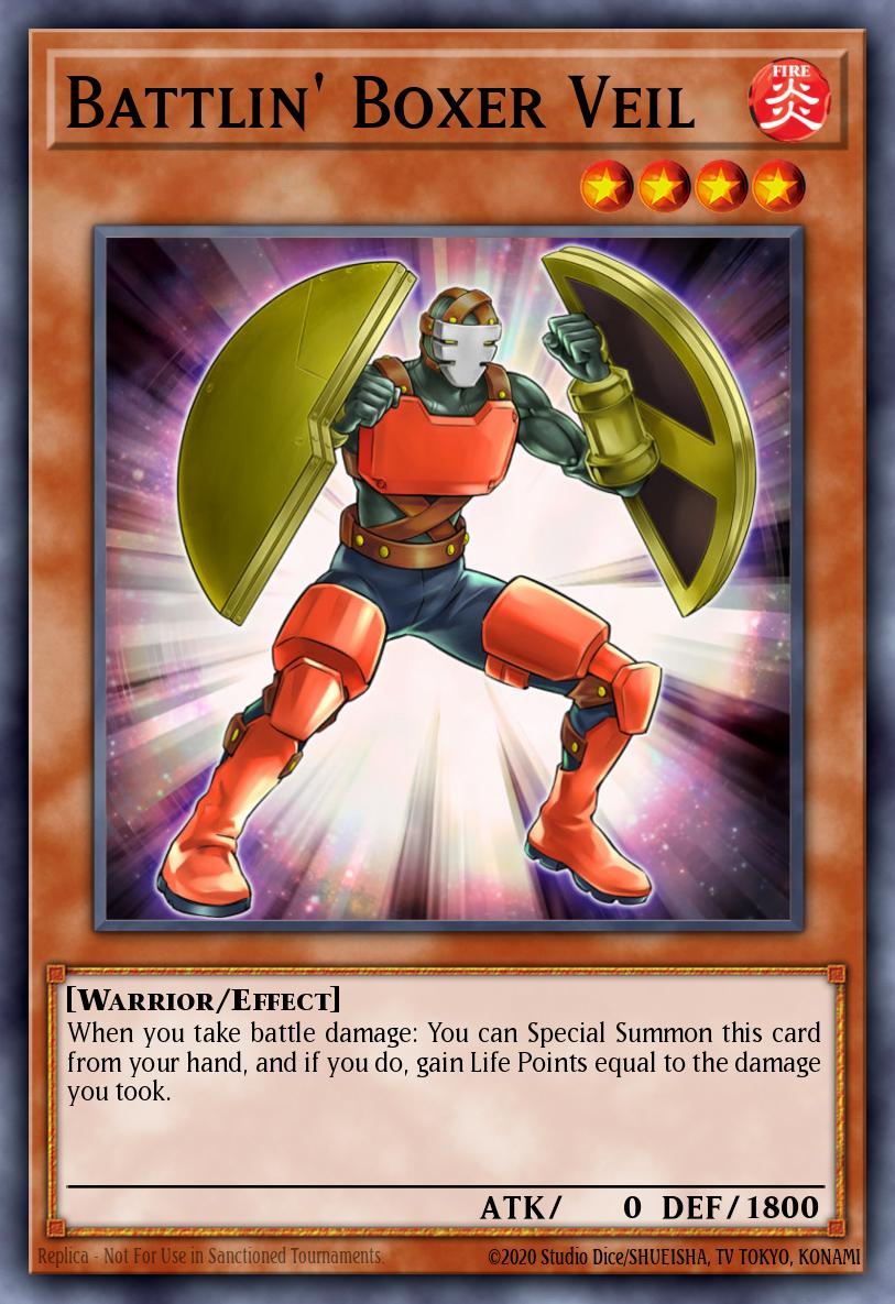 (009) YuGiOh TCG PRIO: Primal Origin Single: Battlin' Boxer Veil  Common
