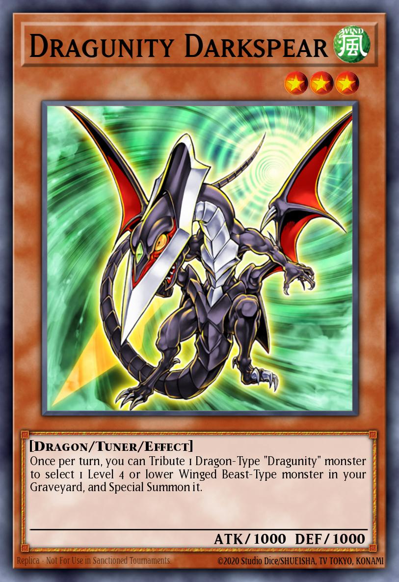 (152) YuGiOh TCG HAC1: Hidden Arsenal: Chapter 1 Single: Dragunity Darkspear (V.1 - Common) Common
