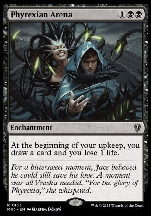 (133) Magic The Gathering Commander: Murders at Karlov Manor Single: Phyrexian Arena Rare