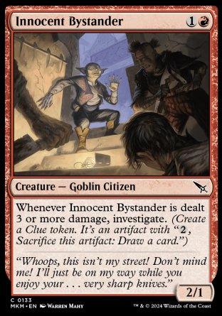 (133) Magic The Gathering Murders at Karlov Manor Single: Innocent Bystander Common