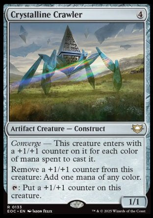 (133) Magic The Gathering Commander: Edge of Eternities Single: Crystalline Crawler Rare