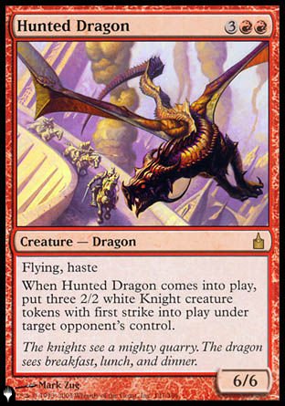 (131) Magic The Gathering The List Single: Hunted Dragon Rare