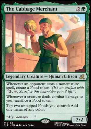 (134) Magic The Gathering Magic: The Gathering | Avatar: The Last Airbender: Eternal Single: The Cabbage Merchant (V.1) Holo Rare