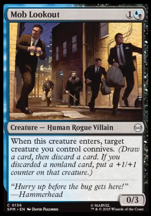 (136) Magic The Gathering Magic: The Gathering | Marvel's Spider-Man Single: Mob Lookout Common