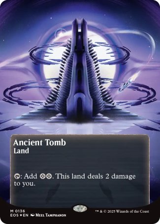 (136) Magic The Gathering Stellar Sights Single: Ancient Tomb (V.4) Mythic