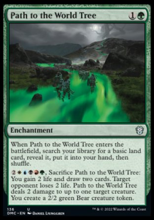 (136) Magic The Gathering Commander: Dominaria United Single: Path to the World Tree Uncommon