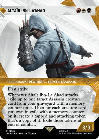 (137) Magic The Gathering Universes Beyond: Assassin's Creed: Extras Single: Alta������r Ibn-La'Ahad (V.1) Mythic