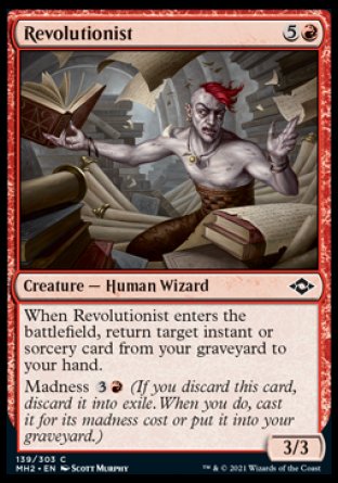 (139) Magic The Gathering Modern Horizons 2 Single: Revolutionist Holo Common