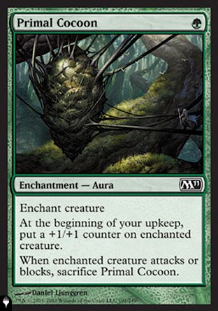 (191) Magic The Gathering The List Single: Primal Cocoon Common