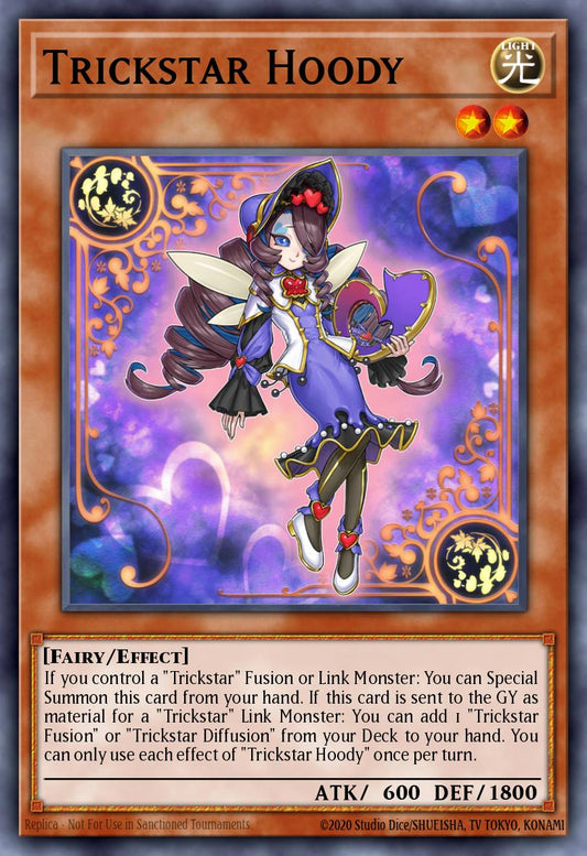 (025) YuGiOh TCG MZTM: Maze of the Master Single: Trickstar Hoody  Super Rare