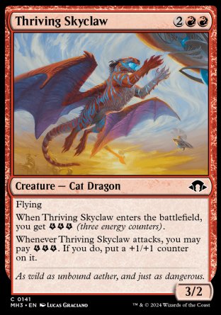 (141) Magic The Gathering Modern Horizons 3 Single: Thriving Skyclaw Common