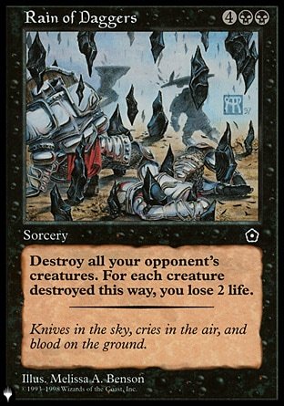 (085) Magic The Gathering The List Single: Rain of Daggers Rare