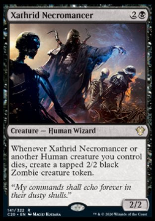 (141/322) Magic The Gathering Commander: Ikoria Single: Xathrid Necromancer Rare