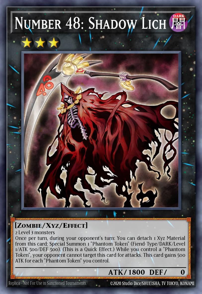 (097) YuGiOh TCG PRIO: Primal Origin Single: Number 48: Shadow Lich  Common