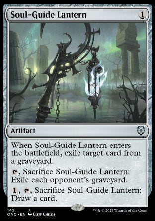 (142) Magic The Gathering Commander: Phyrexia: All Will Be One Single: Soul-Guide Lantern Uncommon