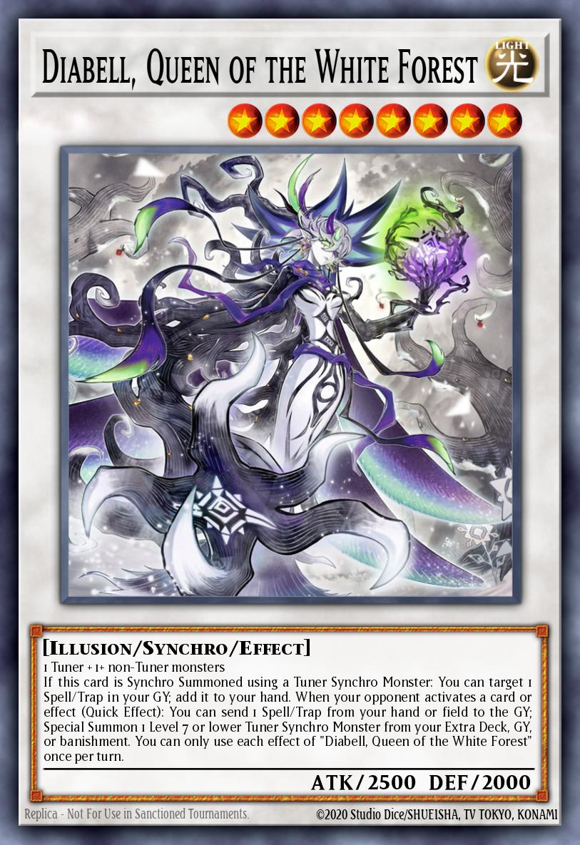 (221) YuGiOh TCG MP25: 2025 Mega-Pack Tin Single: Diabell, Queen of the White Forest  Ultra Rare