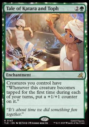 (143) Magic The Gathering Magic: The Gathering | Avatar: The Last Airbender: Eternal Single: Tale of Katara and Toph (V.1) Rare