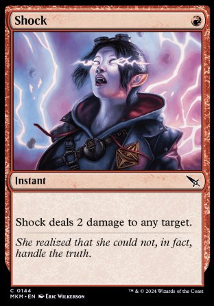 (144) Magic The Gathering Murders at Karlov Manor Single: Shock Common