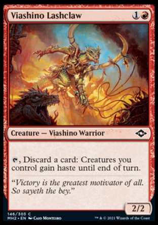 (146) Magic The Gathering Modern Horizons 2 Single: Viashino Lashclaw Holo Common