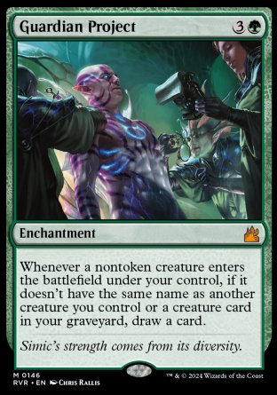 (146) Magic The Gathering Ravnica Remastered Single: Guardian Project Mythic