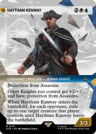 (147) Magic The Gathering Universes Beyond: Assassin's Creed: Extras Single: Haytham Kenway (V.1) Holo Rare