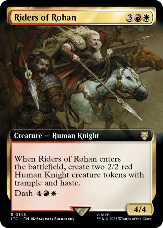 (148) Magic The Gathering Commander: The Lord of the Rings: Tales of Middle-earth: Extras Single: Riders of Rohan Rare