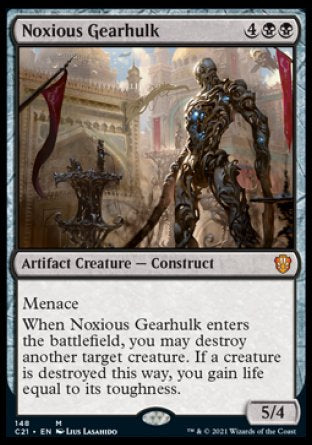 (148) Magic The Gathering Commander: Strixhaven Single: Noxious Gearhulk Mythic