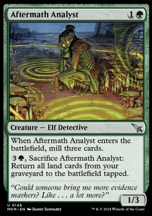 (148) Magic The Gathering Murders at Karlov Manor Single: Aftermath Analyst Uncommon