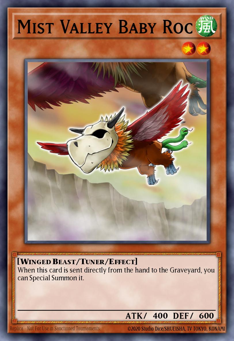 (059) YuGiOh TCG HAC1: Hidden Arsenal: Chapter 1 Single: Mist Valley Baby Roc (V.2 - Parallel Rare) Parallel Rare