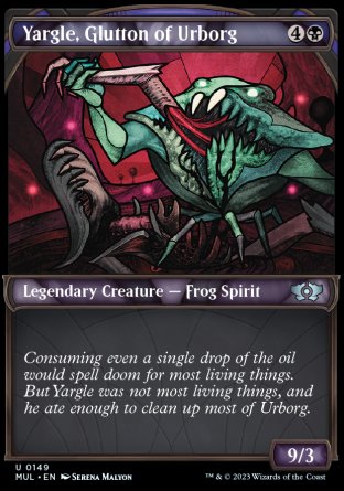 (149) Magic The Gathering Multiverse Legends Single: Yargle, Glutton of Urborg (V.3) Holo Uncommon
