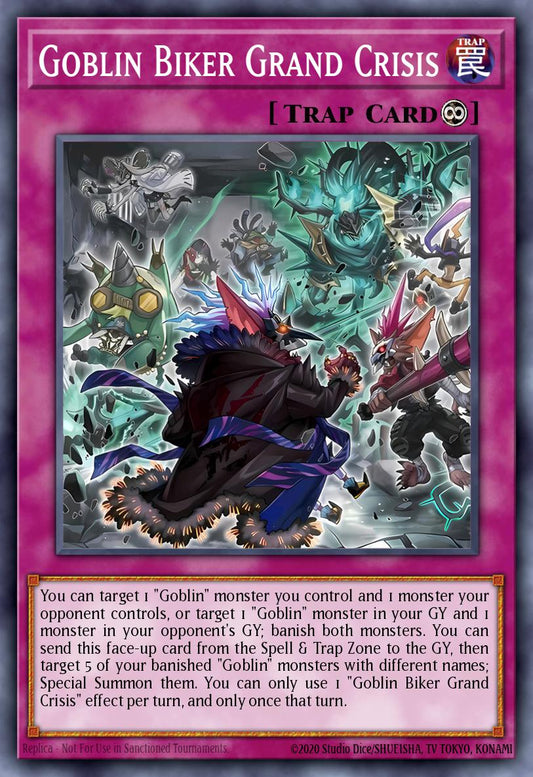 (428) YuGiOh TCG MP25: 2025 Mega-Pack Tin Single: Goblin Biker Grand Crisis  Common